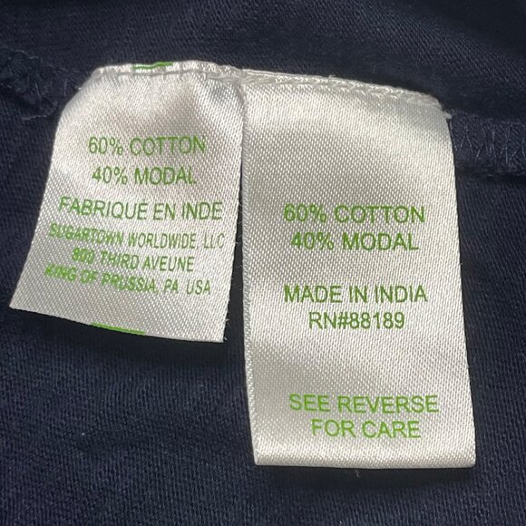 Lilly Pulitzer Shay Dress Womens Size Large Ruffle Halter Neck Cotton Modal Navy - Picture 7 of 11